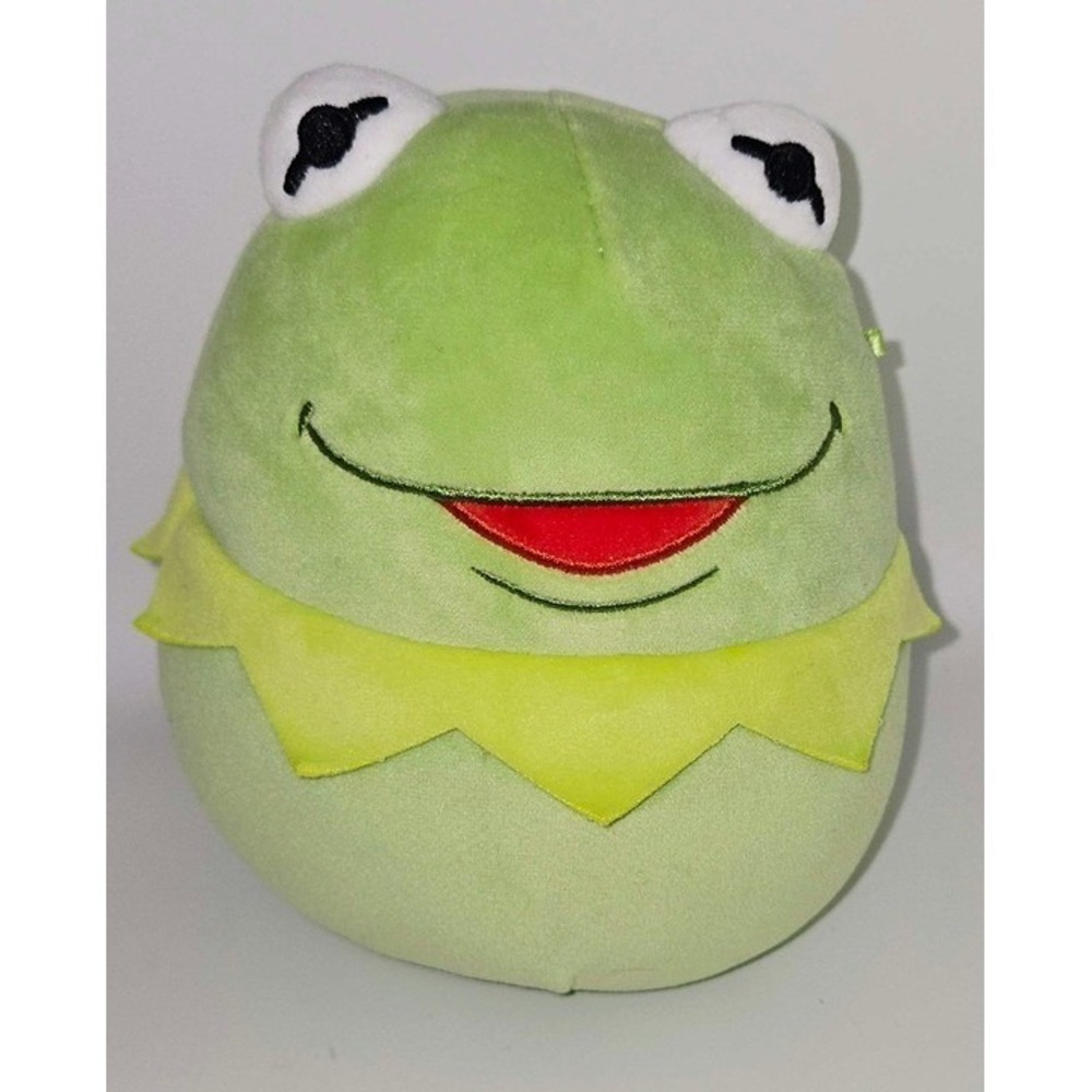 Kellytoy Squishmallows Kermit the Frog Green Muppets Plush Stuffed Animal